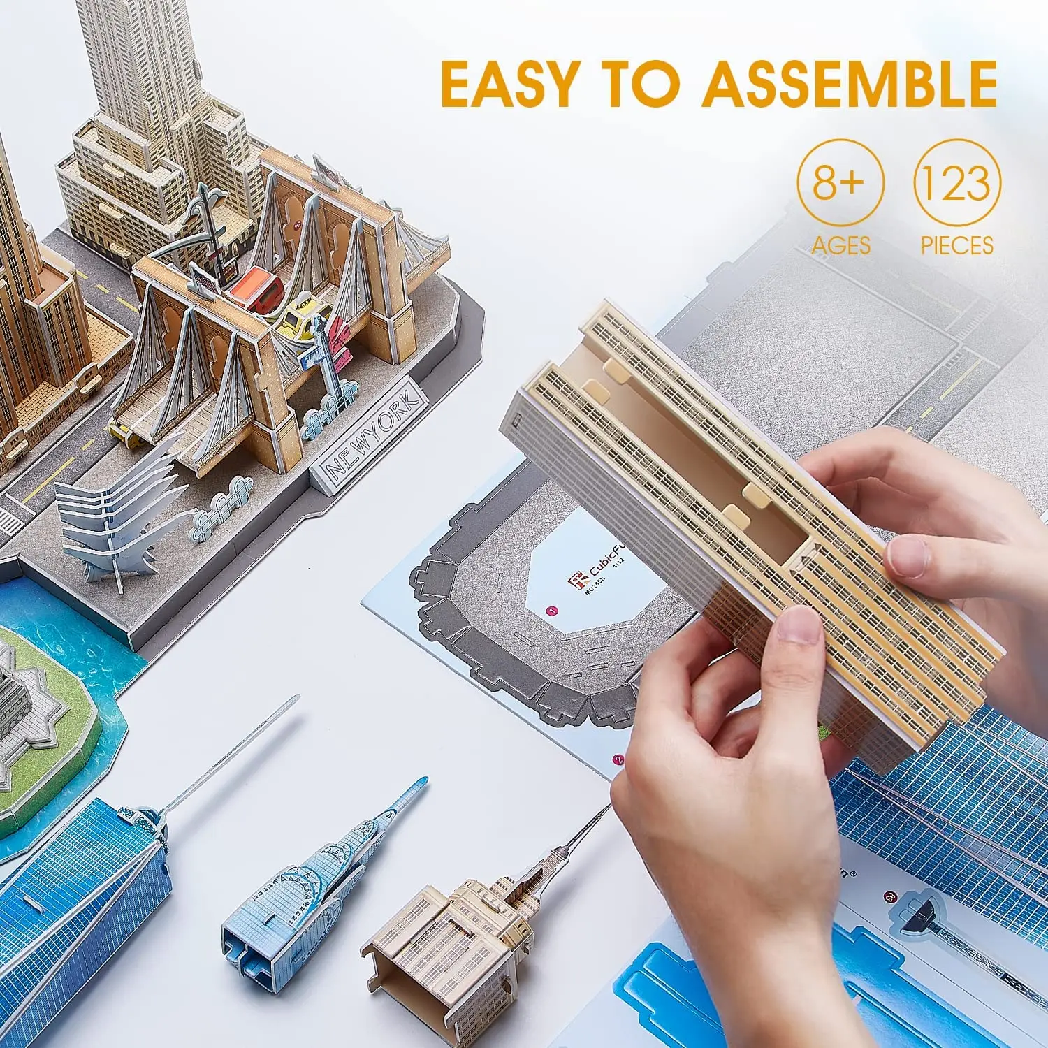 Factory Direct Sale 3D Puzzle Custom Paper Jigsaw Diy Toy Stadium 3d Puzzle