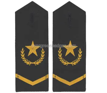 Customized Quality Wholesale Price Epaulettes Manufacturers of Ceremonial use Machine Embroidery Shoulder Epaulette embroidered