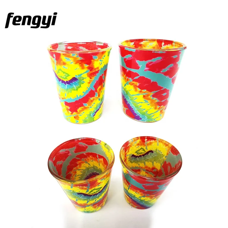 Personalized Blue Frosted Beer Bottle Top Shooter Shot Glass Buy