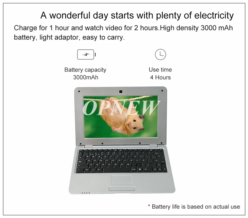 10" Cheap Slim Laptops Actions Quad Core S500 Mini Laptop With Wifi