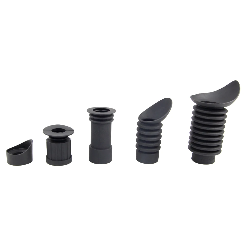 LUGER 1 PC Scope Lens Extender Cover Rubber Eyepiece Cover Flexible Outer Diameter Protector Rubber Extender Optics Cover