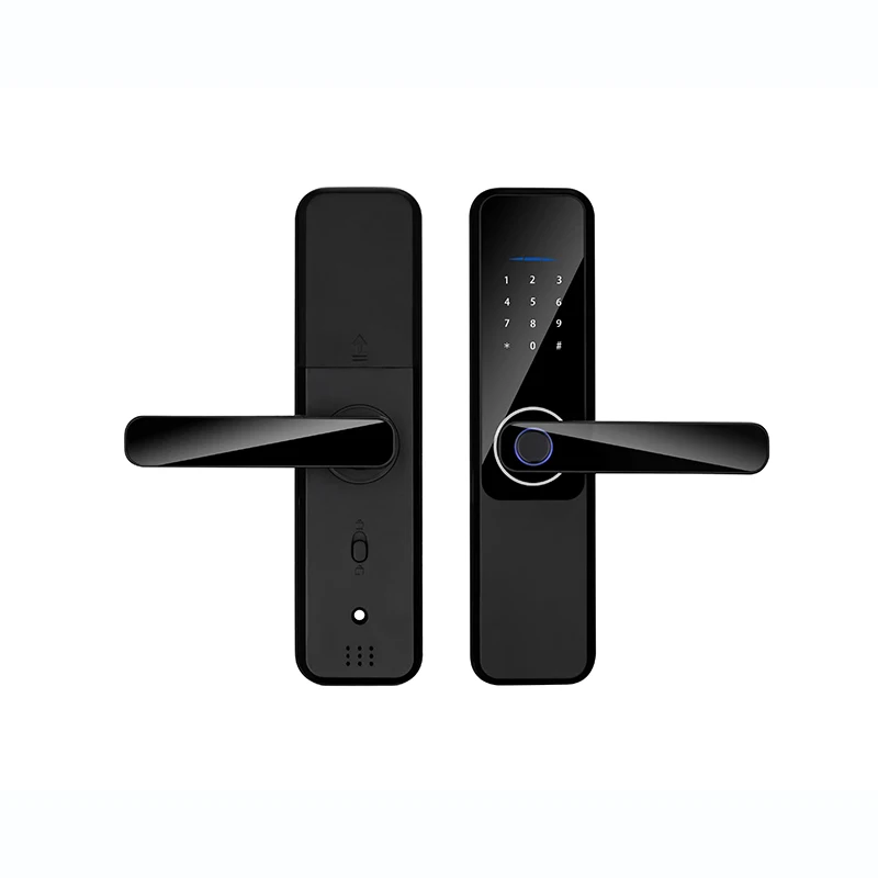 S802 Smart Fingerprint Password Door Lock Tuya TTLock App Remote Control Keyless Smart Lock Door for Home Office