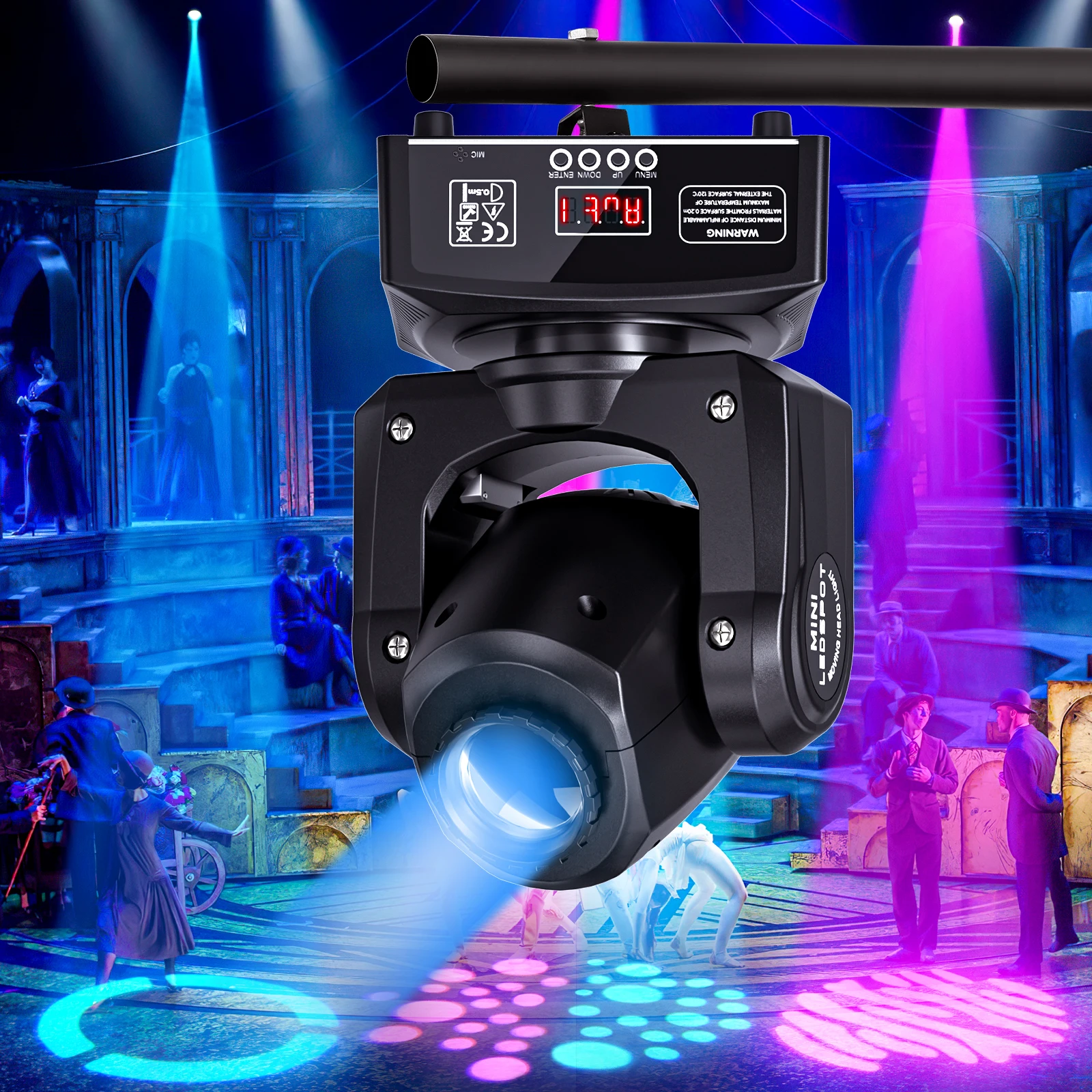 U`king 30W RGBW LED Stage Light - Perfect for Disco & KTV