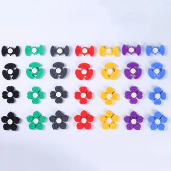 Cross-Border New Product FidgetToys Clover Sensory Stone Soft Silicone Flower Texture Children's Stress Relief Toy Worry Stone