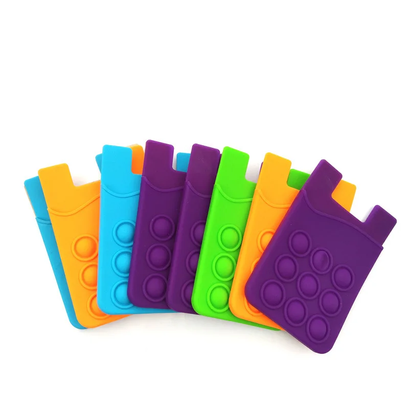 Push pop phone wallet 3m sticker card holder