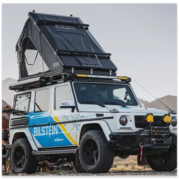 ADA OVERLAND New Style Outdoor Camper 4x4 Off-road Aluminum Hard Shell Triangle Easy Setup  Rooftop Tent for Camping