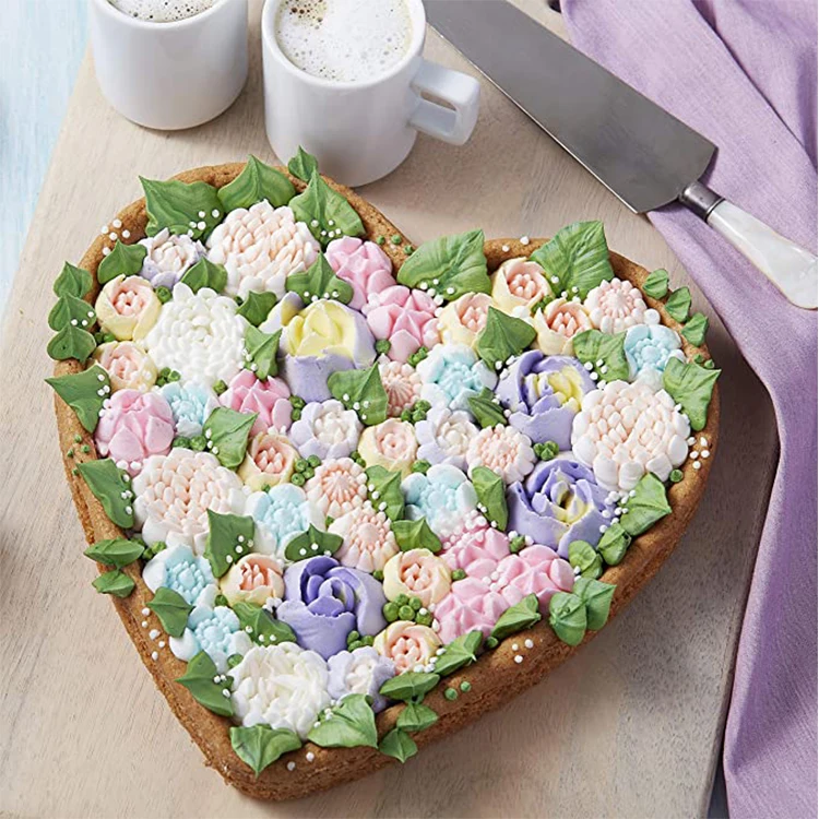 product x670 670ml eco friendly heart shape gold foil pan chocolate candy ice cream cake cup disposable aluminum foil container-9