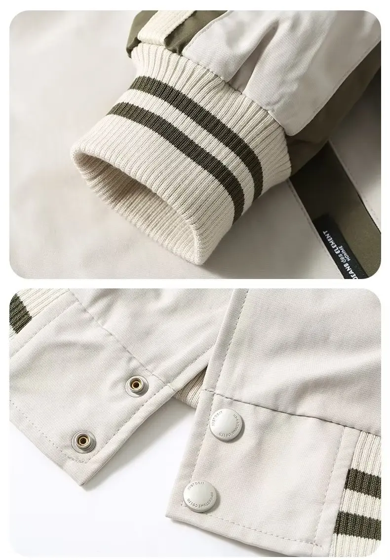 High Quality Men Chenille Embroidery Leather Sleeves Custom Baseball Letterman Varsity Jacket_voghion.com