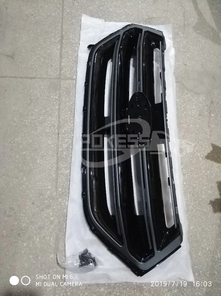 Factory Outlet High Quality Car Grille Sports Black With Camera Hole O... — 5
