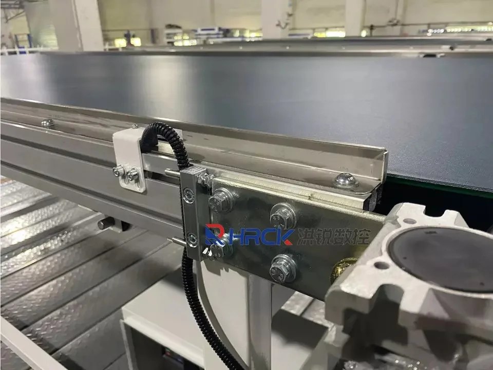 Hongrui Customized Low - Cost Small Assembly Line Pvc Green Belt Conveyor