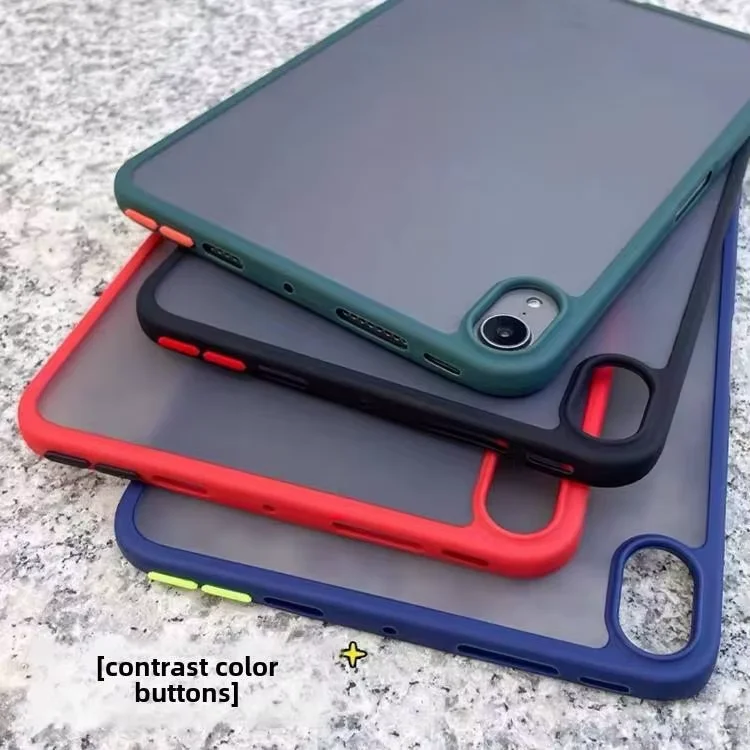 product laudtec frosted translucent tpu pc tablet protective case for ipad 10th generation simple business cover shockproof shell pbk317-4