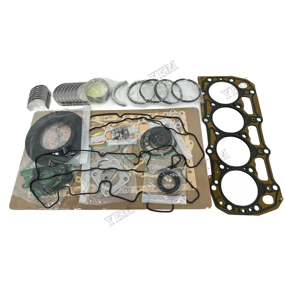 404D-22T 104-22 404C 2.2L 404C-22 Overhaul Re-Ring Kit Fits for Perkins Engine Takeuchi TW50 Comp Wheel Loader