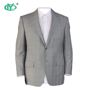 Fine Fabric Material Proven Anti-static Breathable Drape Counterpart Design Men's Gray Suit Set