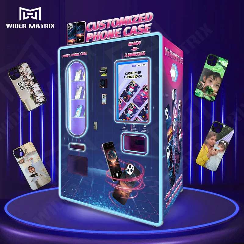 Custom Silicone Phone Case Printing Vending Machine Factory 2025 Intelligent Automatic Diy Phone Case Machine