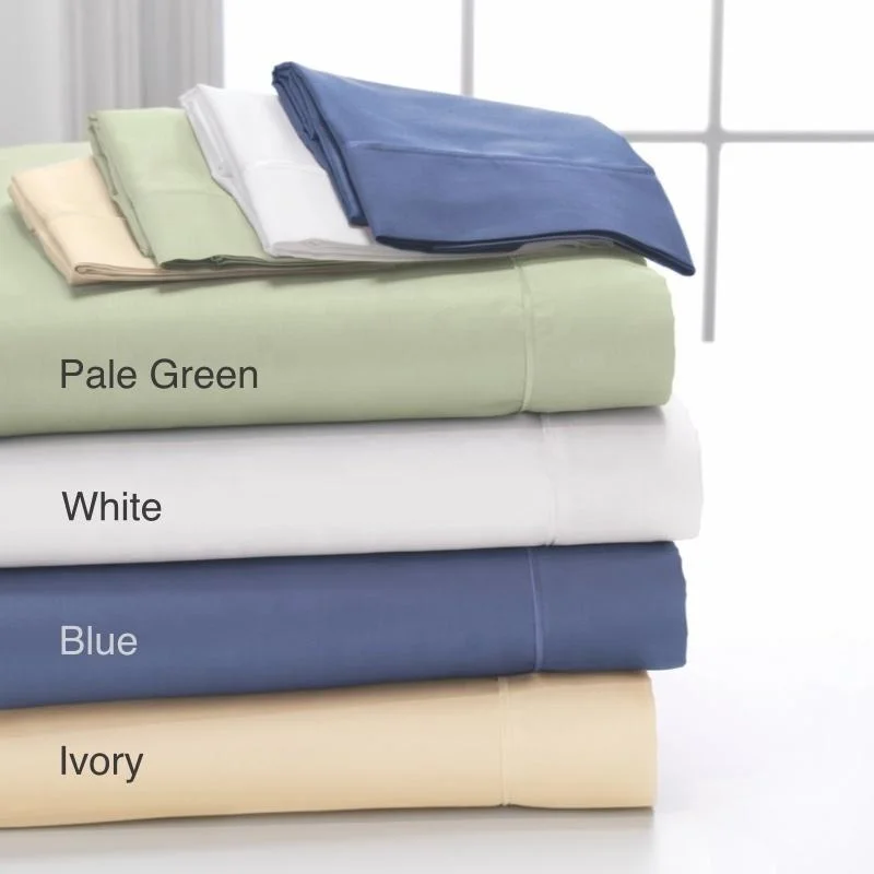 Популярная вискоза 100% бамбуковое волокно 300 нитей однотонные простыни Lyocell постельное белье для дома