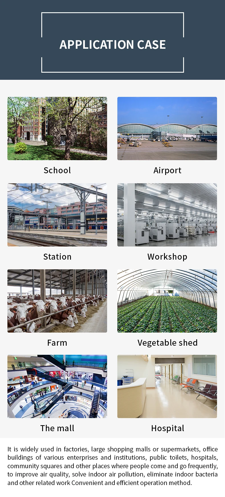 Industrial Dry Fog Air Humidifier Food Sales Support Plant Textile