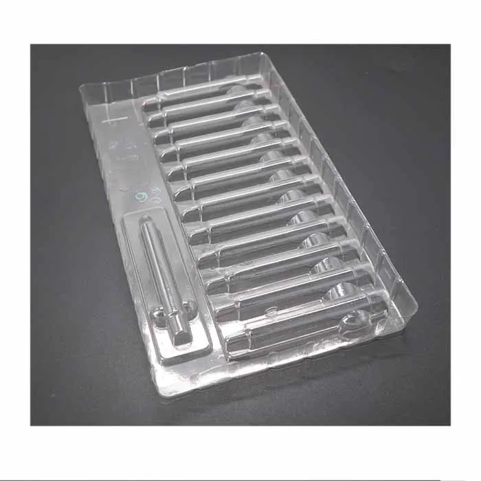 PET clear Vacuum Forming Disposable Plastic Medical Tray blister