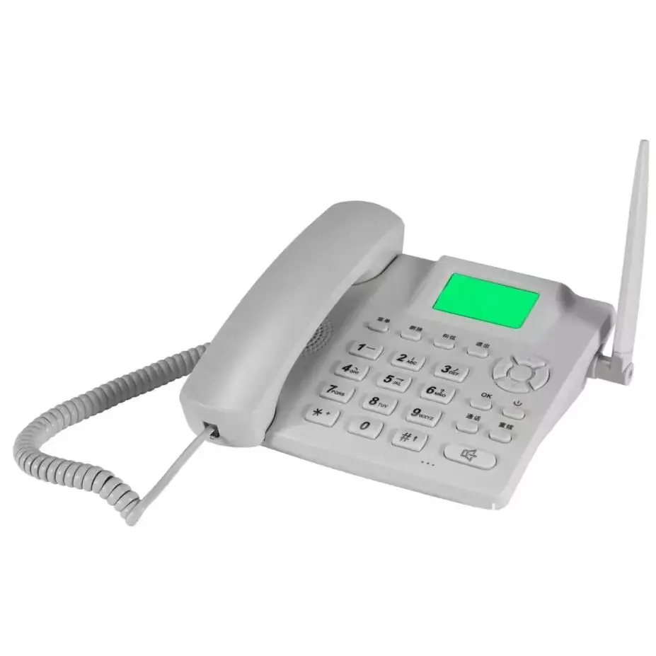 Teléfono inalámbrico fijo Teléfono de escritorio Soporte GSM  850/900/1800/1900MHZ Dual SIM