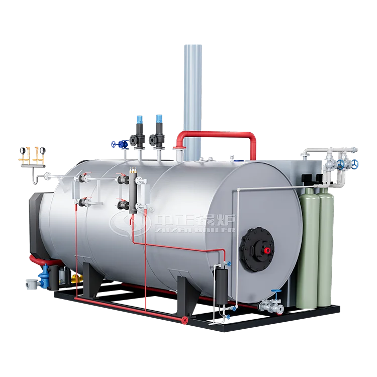 New Design Computer Control Lpg 4 Tons Capacity Light Oil Residual Oil Steam Boiler
