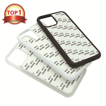 Cell Phone Case Blank Sublimation TPU PC With Aluminum Sheet Sublimation Blanks For iPhone 12 pro max For iPhone13