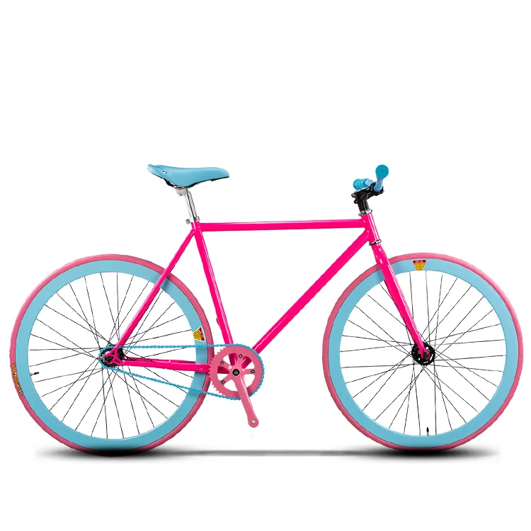 Fixed Gear Bike Blue Road Bike Fashion Design - Buy Gear Fixed Gear Bike For Kids,Aero Fixed Bike,Blue Fixed Gear Bike Product on Alibaba.com