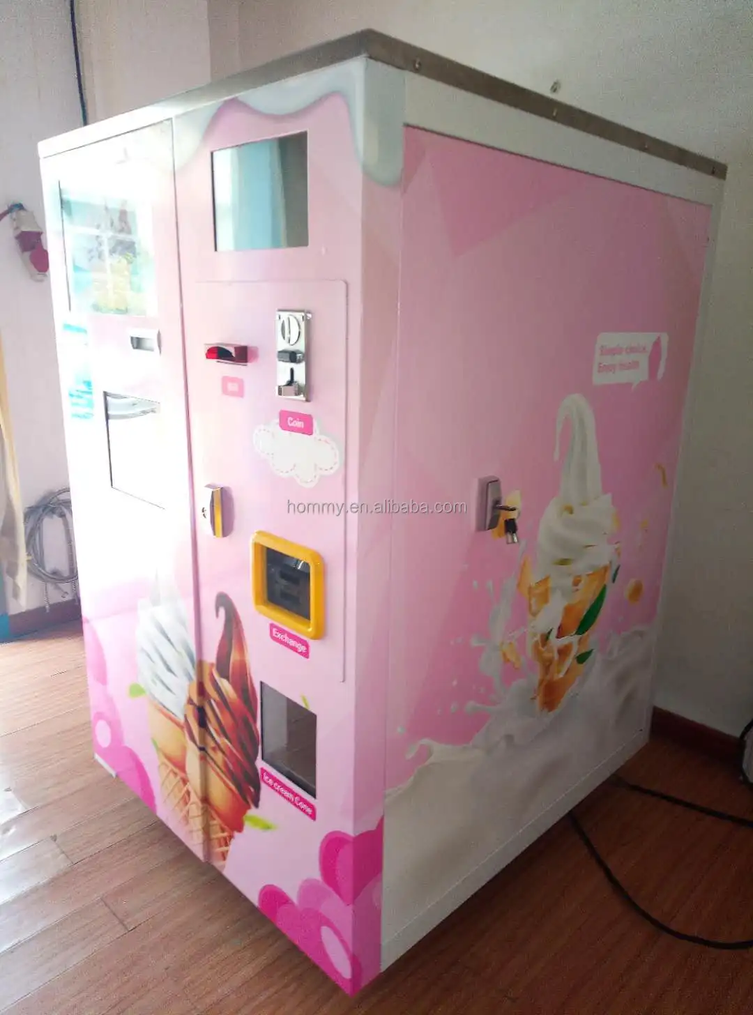 アイスクリームの機械 自動販売ソフトクリーム機HM736/自動/セルフサービス| Alibaba.com