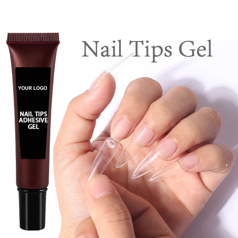 Private Label 20g Solid Nail Tip Gel Glue Adhesive Gel Glue Press On Nails Gel Nail Tips