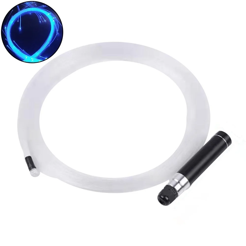 CHINLY LED Fiber Optic Whip – 40 Color Modes, 360° Swivel Handle, Super Bright For Dancing, Festivals & Light Shows