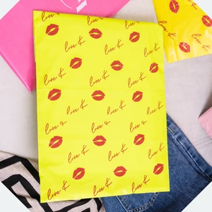 Custom Eco-Friendly Biodegradable Express Packaging Bags Custom Thick Poly Mail Bags for Clothing Packaging