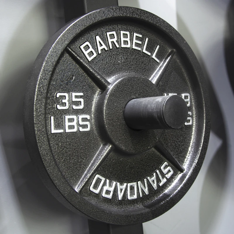 LDH заводская цена Пользовательский логотип коммерческое оборудование для спортзала фитнеса LB чугунная весовая пластина штанги металлические пластины весом 20