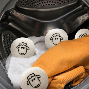 Hot Selling Eco-friendly Organic Wool Felt Dryer Balls For Laundry