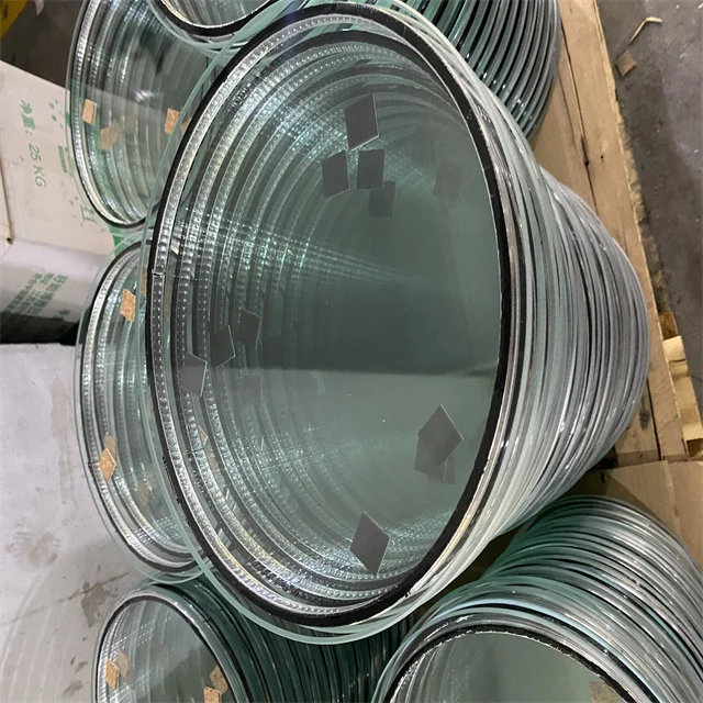 Processing and Customizing Small Radius Circular Low-e Insulating Glass Observation Window Heat Reflective Coated Glass