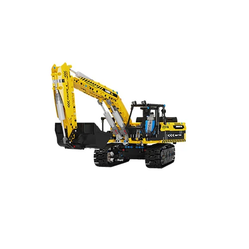 Liangjun T4001 Science and Technology Mechanical  Electric Remote Control Excavator Assembling Building Block Toys