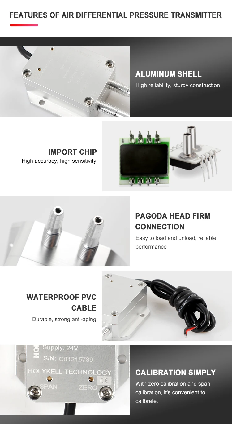 Smart Underwater Differential Pressure Level Sensor Transmitter Hpt701