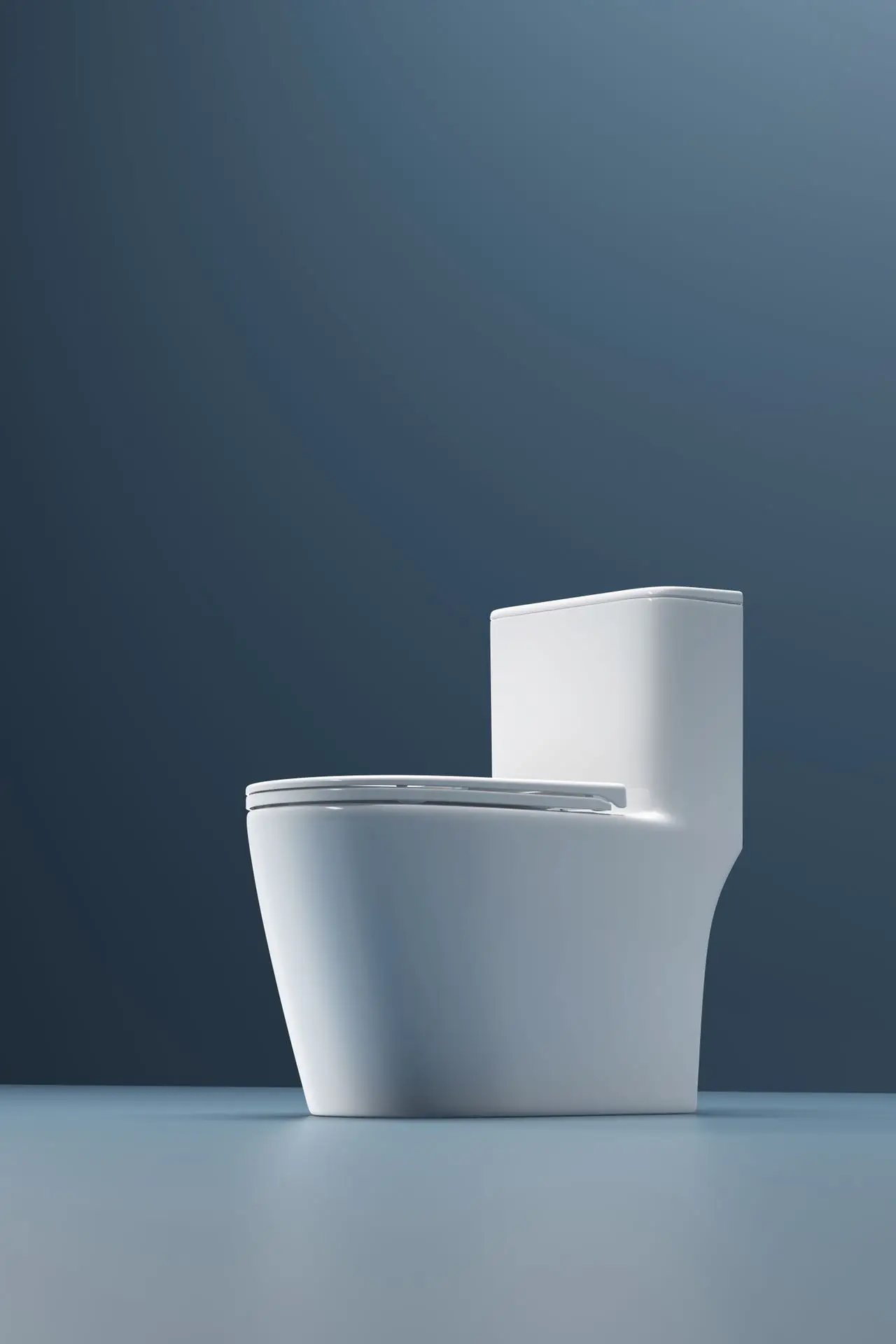 New design sanitary ware one piece ceramic toilet bathroom siphonic flushing water closet supplier