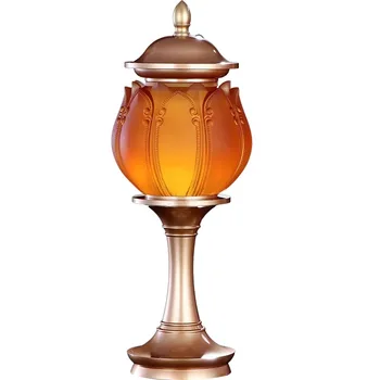 Modern Luxury Fengshui Colour Liuli Oil Lamp Table Lamp Crystal Decorative Crystals For Crafts For Chandeliers