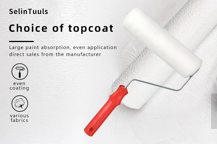 9 Inch Paint Roller & Parts Mercerized Material Plastic Handle Buy