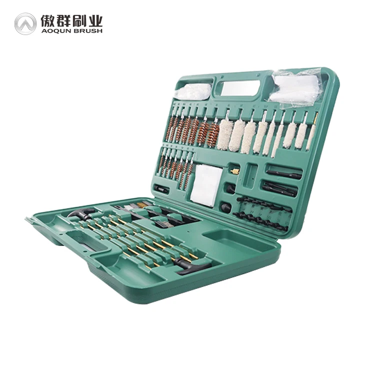 Gun Cleaning Kit for All Caliber Hand Guns 22 357 38 40 44 45 9mm Brush Tools Portable Gun Cleaning Set
