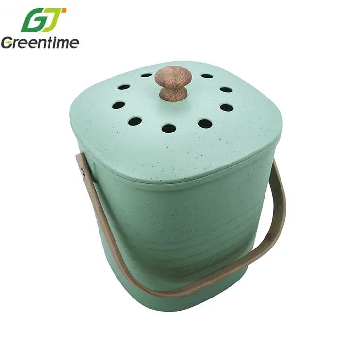Bambus faser Umwelt freundliche Kchen theke Mll Recycling Kompost Dnger  behlter Home Kompost behlter| Alibaba.com