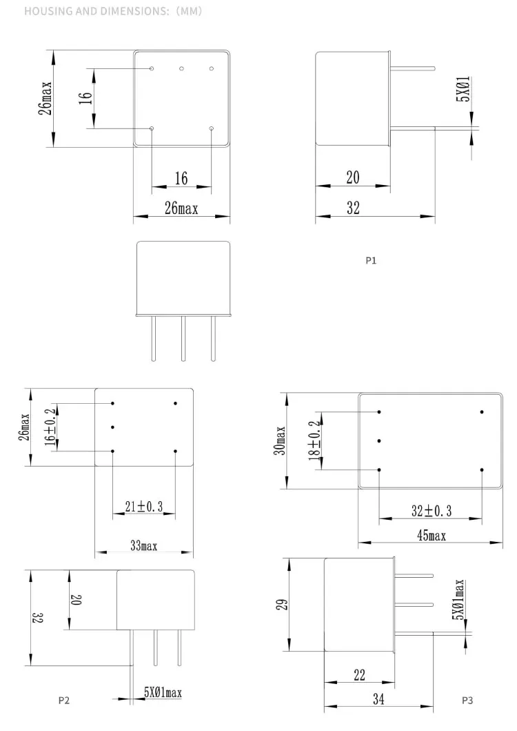 Factory Price 1A Mini CE Single-Stage EMI Filter Pin-Type PCB Circuit Board for Switches Alarms RF Filters (LC RC Networks) factory