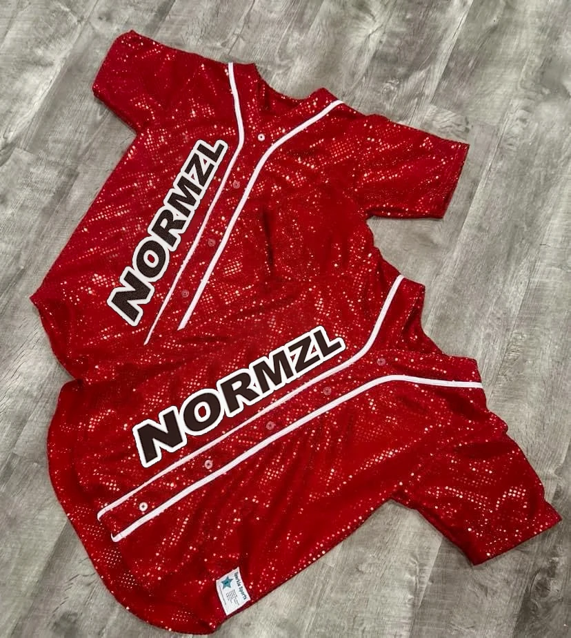 Team Low Moq Custom Design Sports Cheerleading Shiny Fabric Cheerleader Baseball Shirts Normzl Oem logo Cheer Jersey