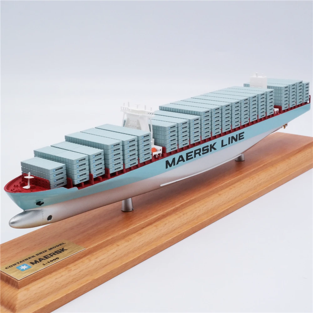 【A】35cm MAERSK-LINE container ship model customized shipping scale model O.A.S ship model