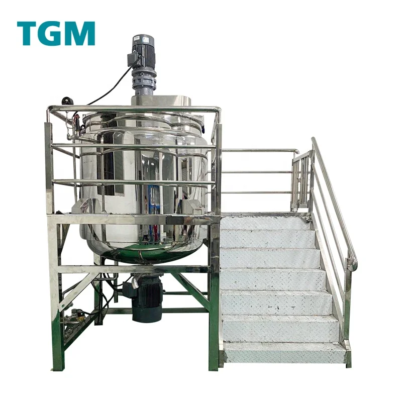 500 liters mixing machine for shampoo cosmetic cream emulsifier emulsion mixer