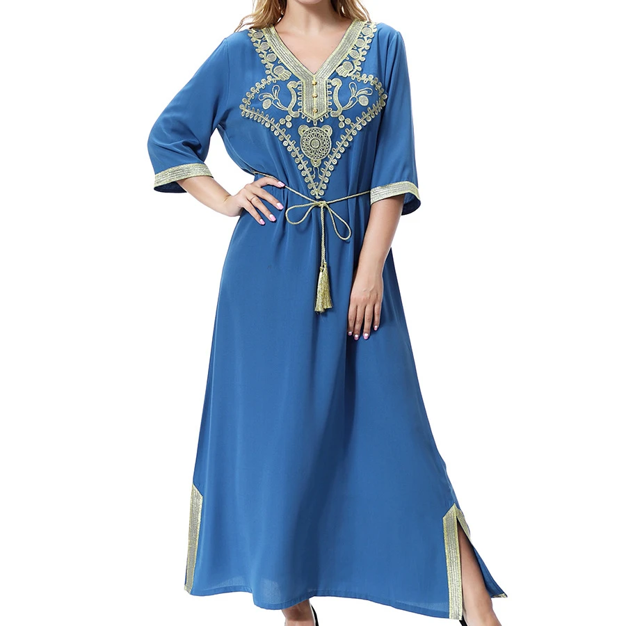 Abaya Arab Middle East Dubai Saudi Arabia Southeast Asia ladies long gown dress Muslim fashion