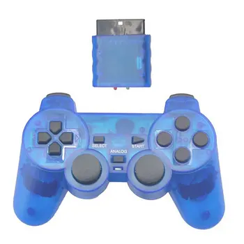 Transparent Color Vibration Control for ps2 2.4G wireless game Controller