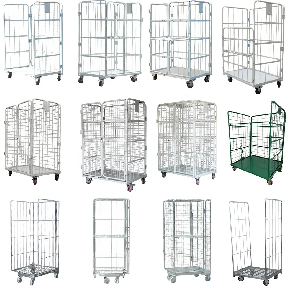 Foldable Collapsible Assembly Storage Warehouse Supermarket Logistic ...