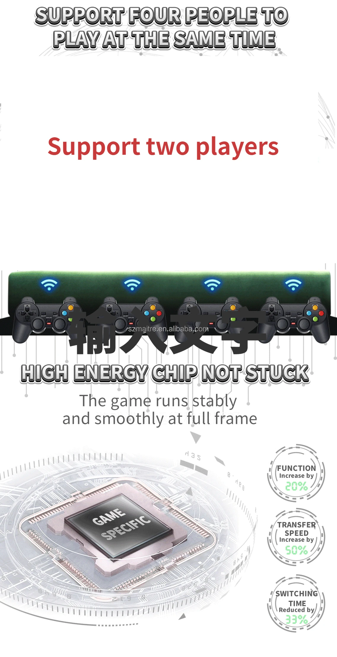 I3 Teleportation Magic Box Notalgic Classic Games 3D RockeRepresent 4K HD Video Game Console Android Hisilicon Wireless Game Box