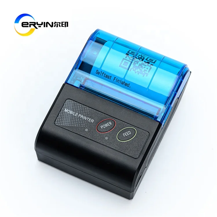 Customized 58mm Mini Thermal Receipt Printer Portable Mini Smart Mobile Inkless Thermal Mini Printer