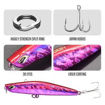 For Nobby Sea Fishing PVC Submerged Pencil Luya Bait 28g/36g for Saltwater Fish – Pencil – view 4
