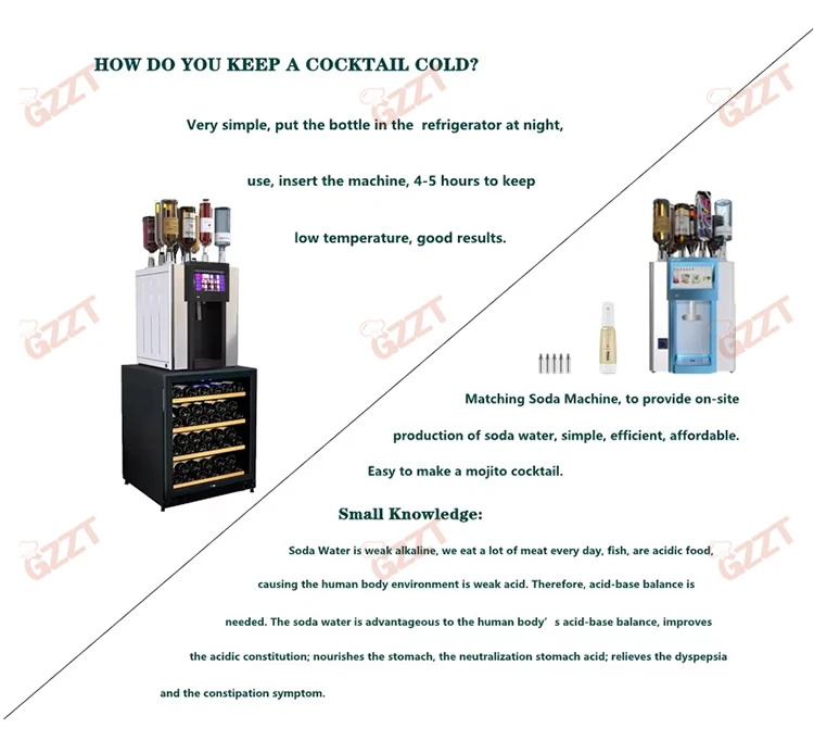 Smart Cocktail Mixing Dispensing Machine - over 100 Recipes